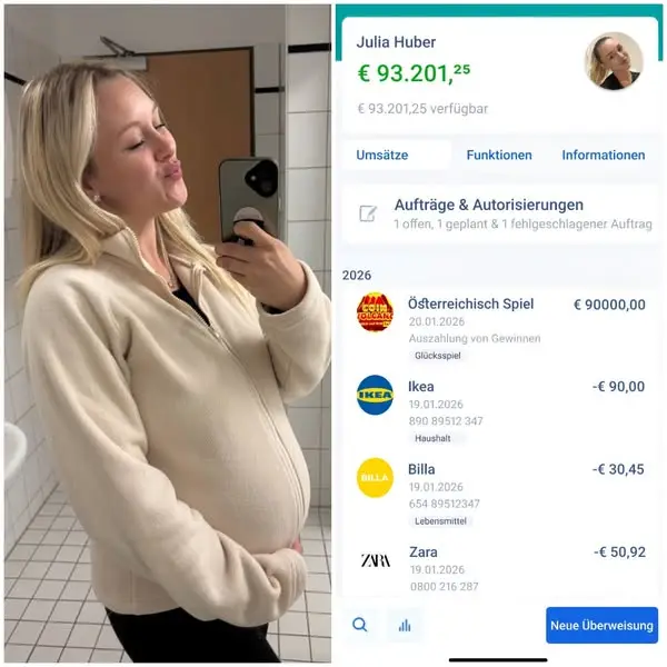 Кадр рекламы Julia Huber