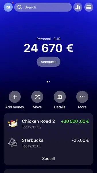 Кадр рекламы ChikenRoad777