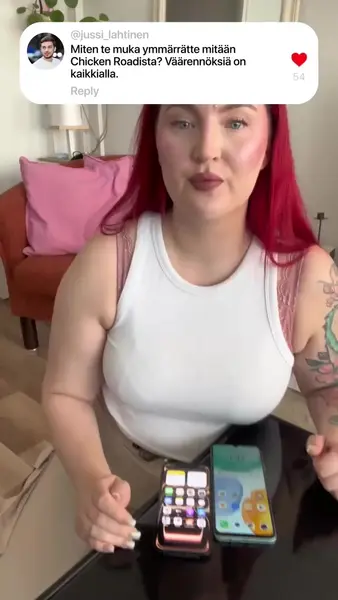 Кадр рекламы Mia Andersen