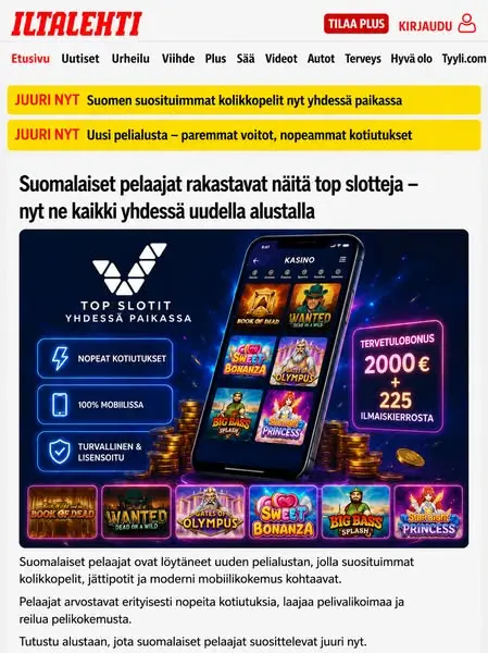 Кадр рекламы Veikkaus FI