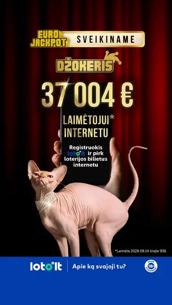 Кадр рекламы Loto.lt