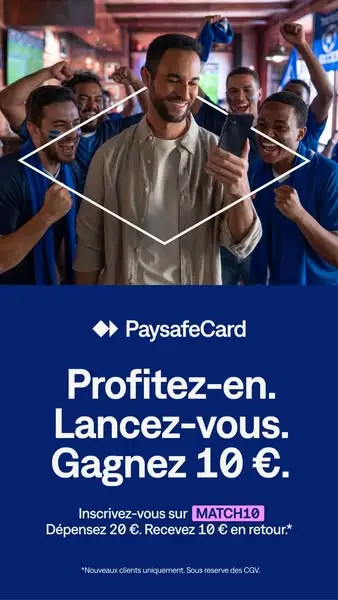 Кадр рекламы paysafecard