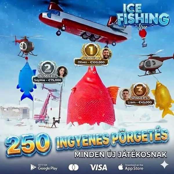 Кадр рекламы Ice Fishing Game