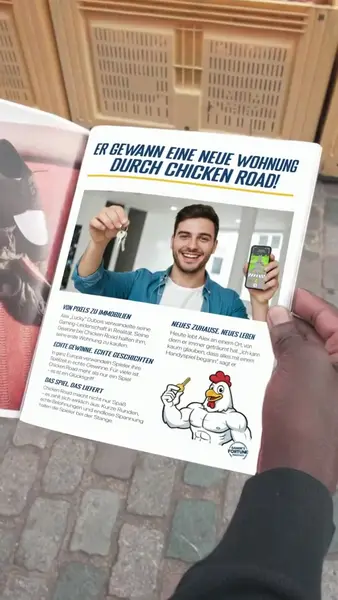 Кадр рекламы Chicken Roads 2