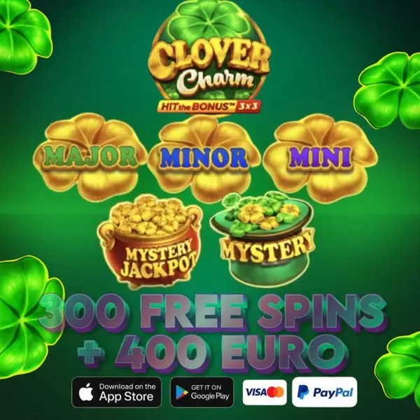 Кадр рекламы Clovers Megaways