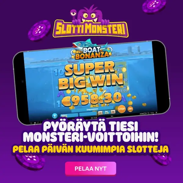Кадр рекламы Slotti Monsteri - Big Wins