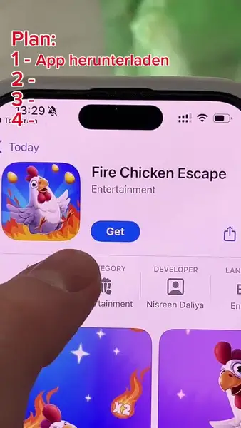Кадр рекламы Chiken road