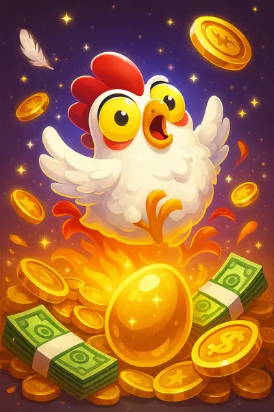 Кадр рекламы Chicken Road