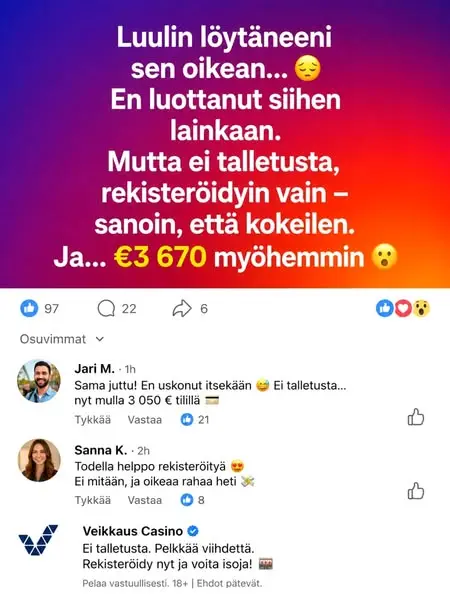 Кадр рекламы Suosikkipelit