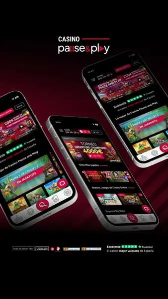 Кадр рекламы Casinopauseandplay.es