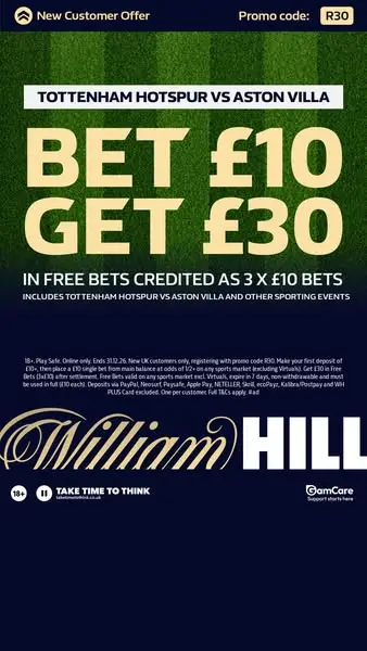 Кадр рекламы William Hill
